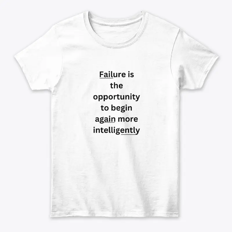 failure is the t shirt