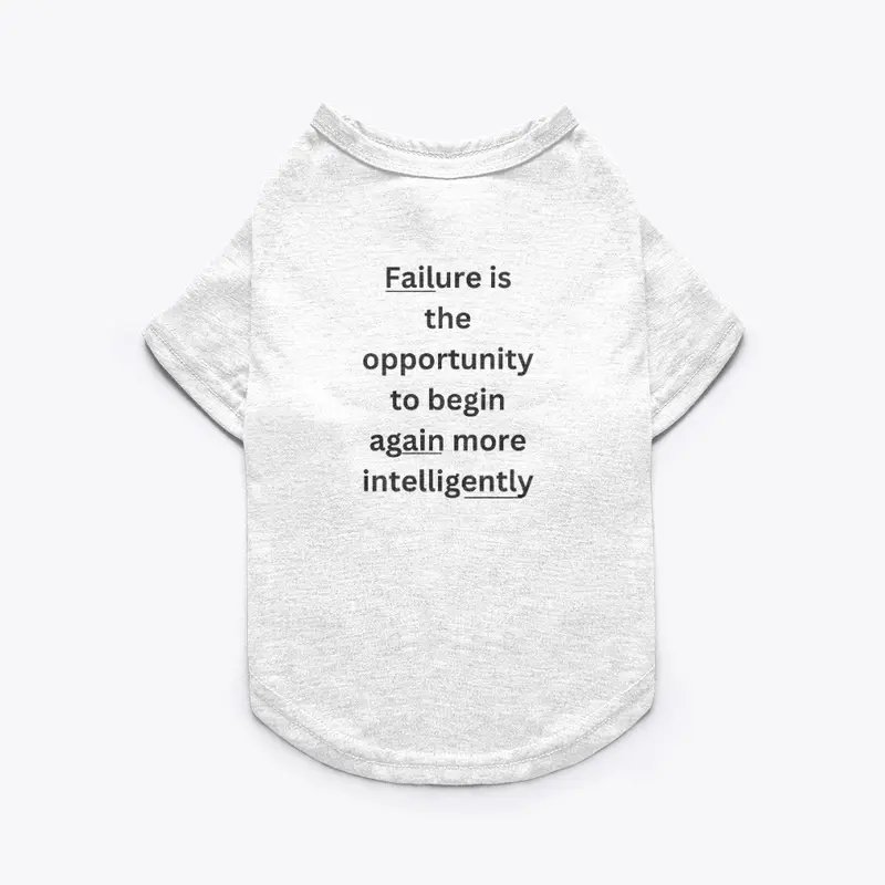 failure is the t shirt