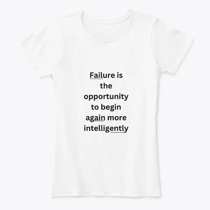 failure is the t shirt